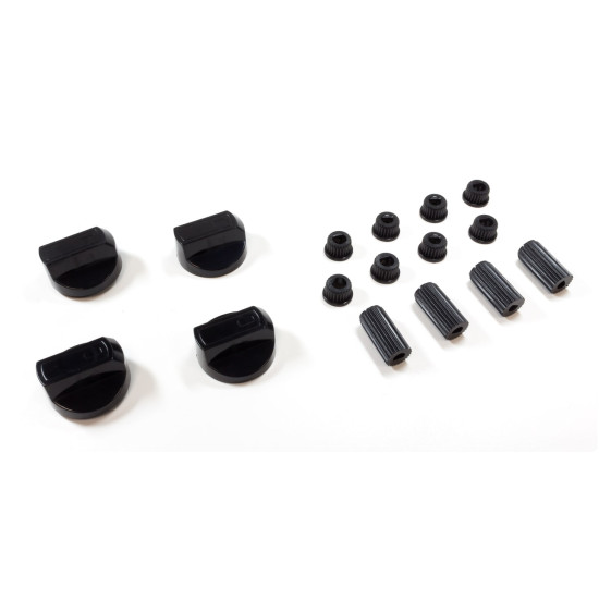 DUGME ZA PROFESIONALNI SPORET CRNO KOMPLET 4kom SA REDUKCIJOM UNI