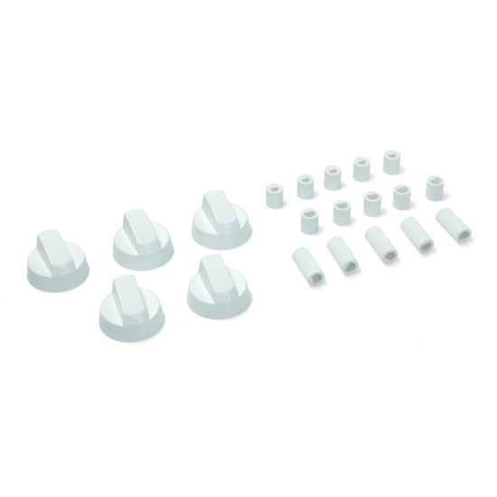 DUGME ZA PROFESIONALNI SPORET BELO KOMPLET 5kom SA REDUKCIJOM UNI