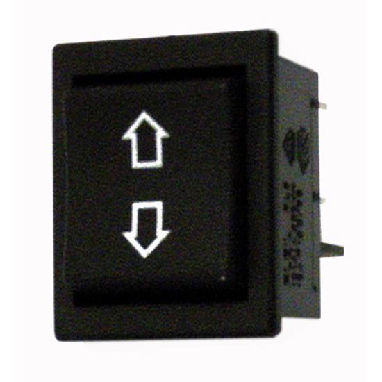 PREKIDAC SIROKI GORE-DOLE CRNI 16A 6 kontakta 22x30mm