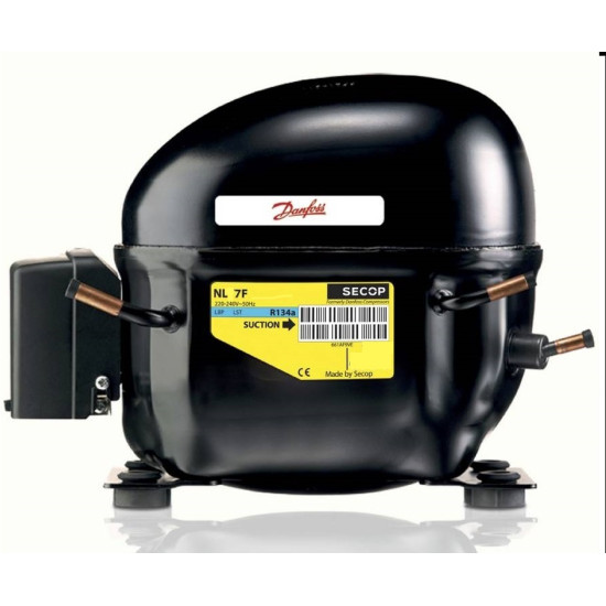 DANFOSS SECOP NL 7F R134 (186W PRI-23,3 ASHRAE ) KOMPRESOR