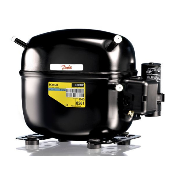 DANFOSS SECOP SC 15GX  R134  (315W PRI-23,3 ASHRAE) KOMPRESOR