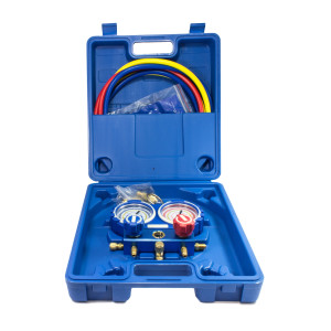 MANOMETAR U KOFERU SA CREVIMA R-410,22,134,407 VALUE VMG-2-R410-02 1500MM