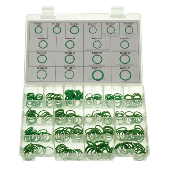 AC HNBR O-RING SET RK1048 120 KOM ZELENI ERRECOM