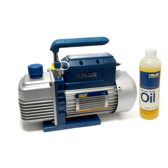 VAKUM PUMPA VALUE VE-215N 42 LITRA U MINUTI DVOSTEPENA
