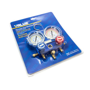 MANOMETAR 2/2 R-410a 407a 22 134a VALUE VMG-2-R410a-04