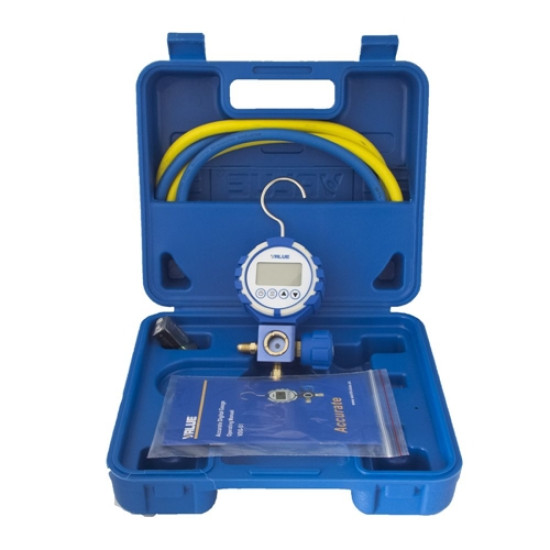 DIGITALNI MANOMETAR 1/1 SA KOFEROM R-22,32,290,410,1234 if,134,404,407,507 VDG-S1 VALUE