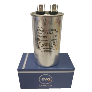 KONDENZATOR ZA KLIMU METALNI 40mf 450V CBB65 EVO SP