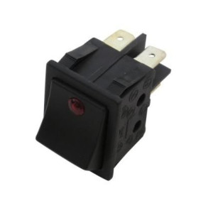 PREKIDAC ZA KAFE APARAT BIPOLARNI CRNI 16A 250V 22X30mm 120C