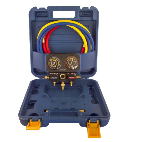 MANOMETAR U KOFERU SA CREVIMA 2/2 R-22,134,410,407 VALUE VRM2-B-0401 3X1500